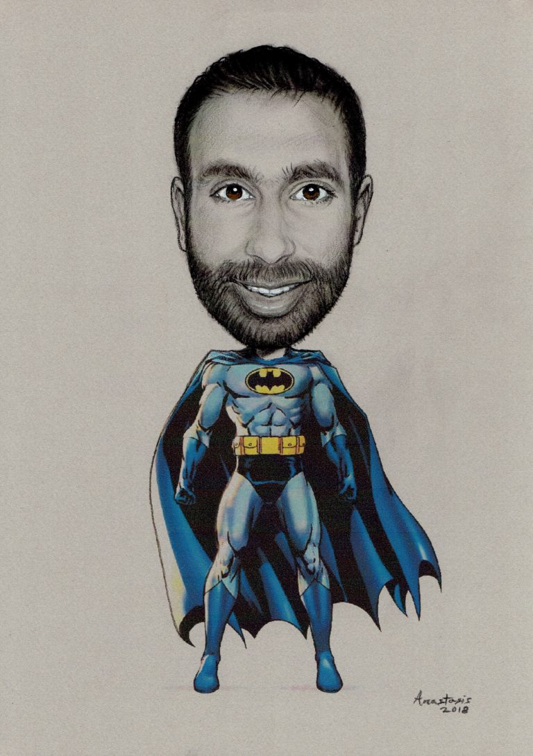 Batman Portrait Character Body